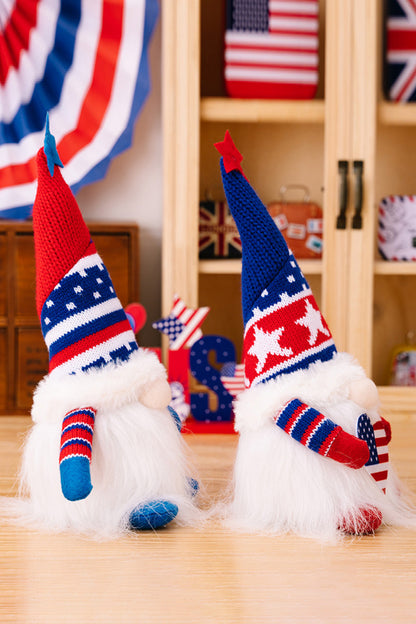 2-Piece Independence Day Knit Decor Gnomes