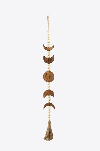 Wooden Tassel Wall Hanging