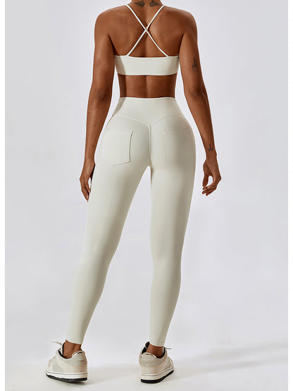 Wide Waistband Sports Pants